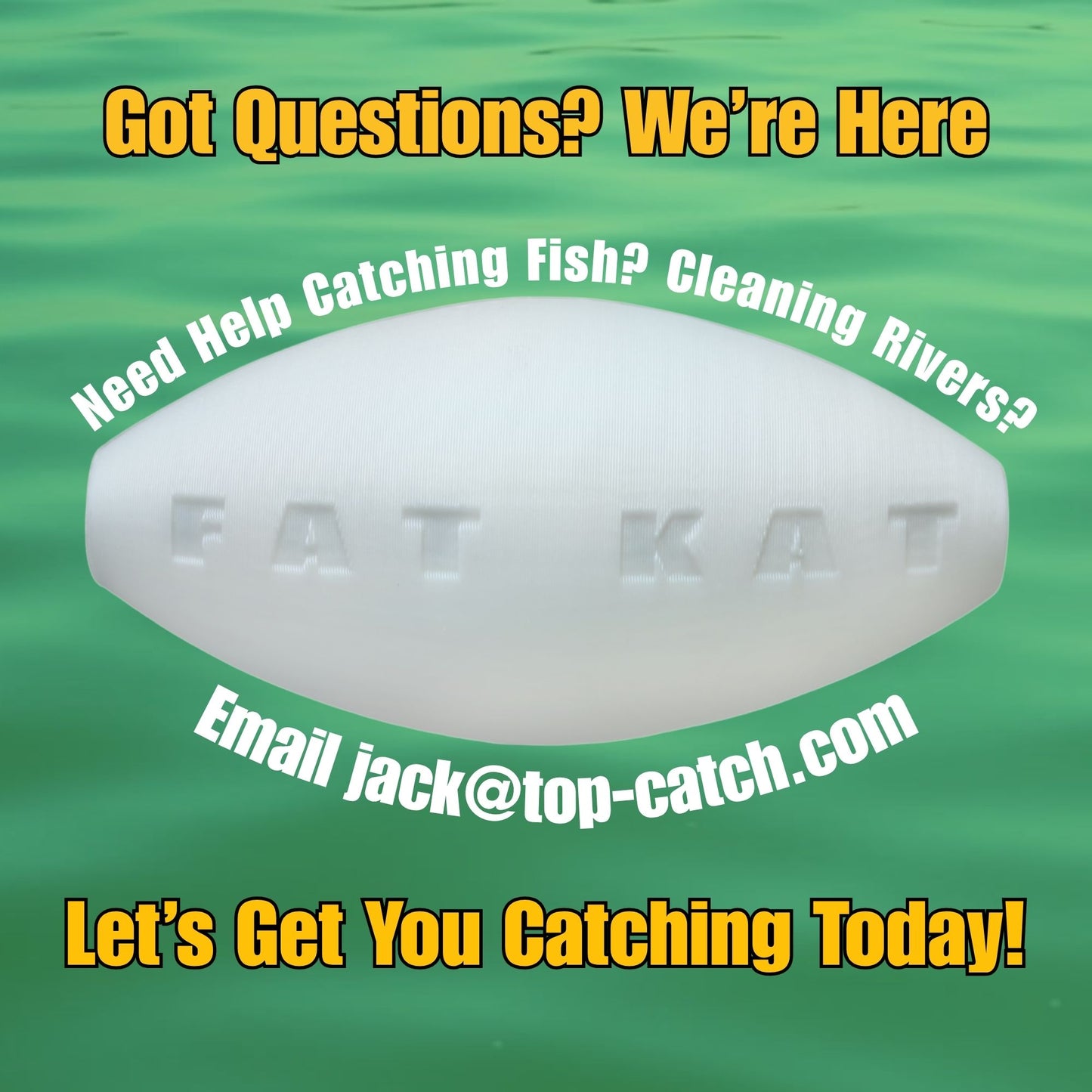 MID-SUMMER SALE | FATKAT™ Bobber Rig: 100% Biodegradable & Ecofriendly Catfish Rig