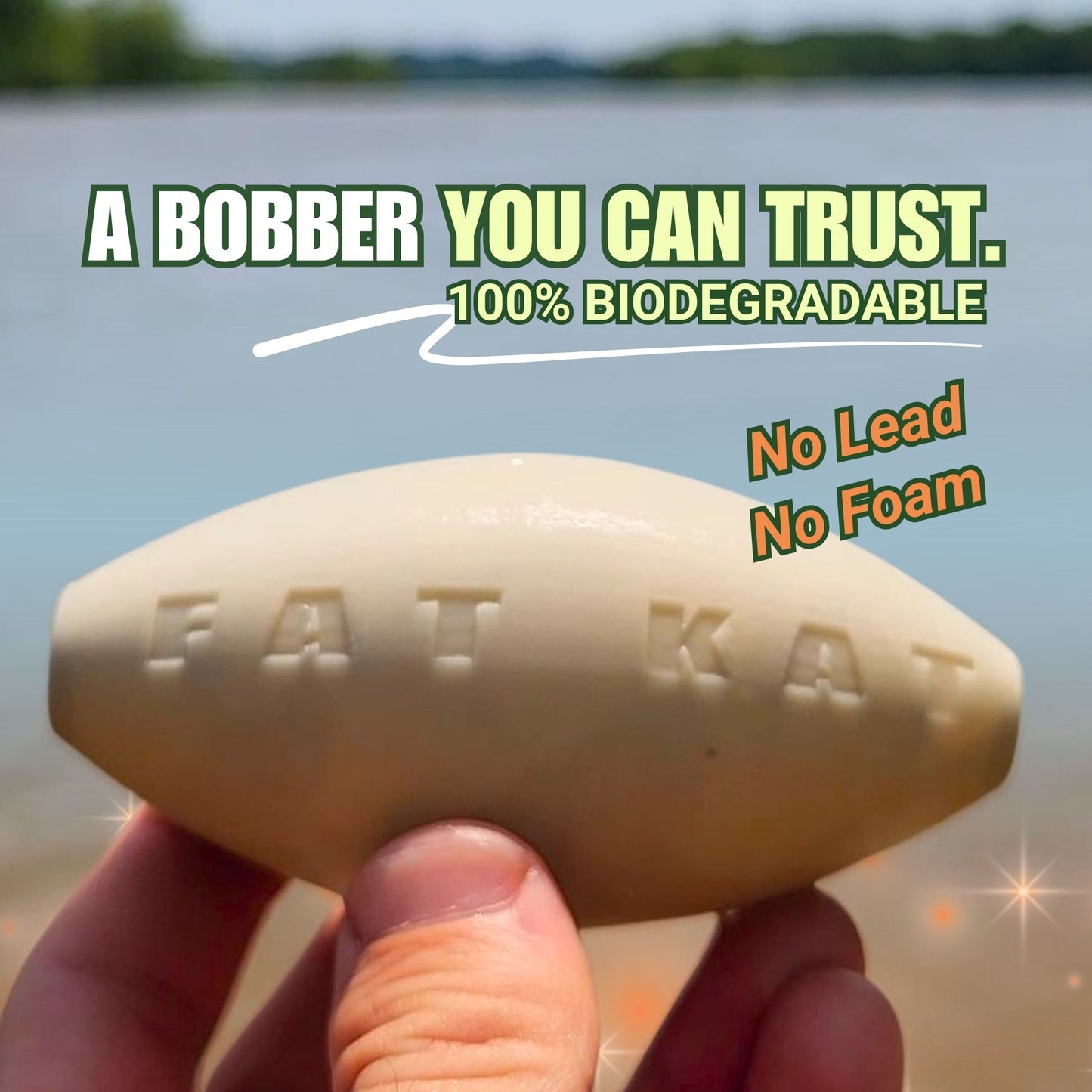 MID-SUMMER SALE | FATKAT™ Bobber Rig: 100% Biodegradable & Ecofriendly Catfish Rig