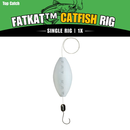 MID-SUMMER SALE | FATKAT™ Bobber Rig: 100% Biodegradable & Ecofriendly Catfish Rig